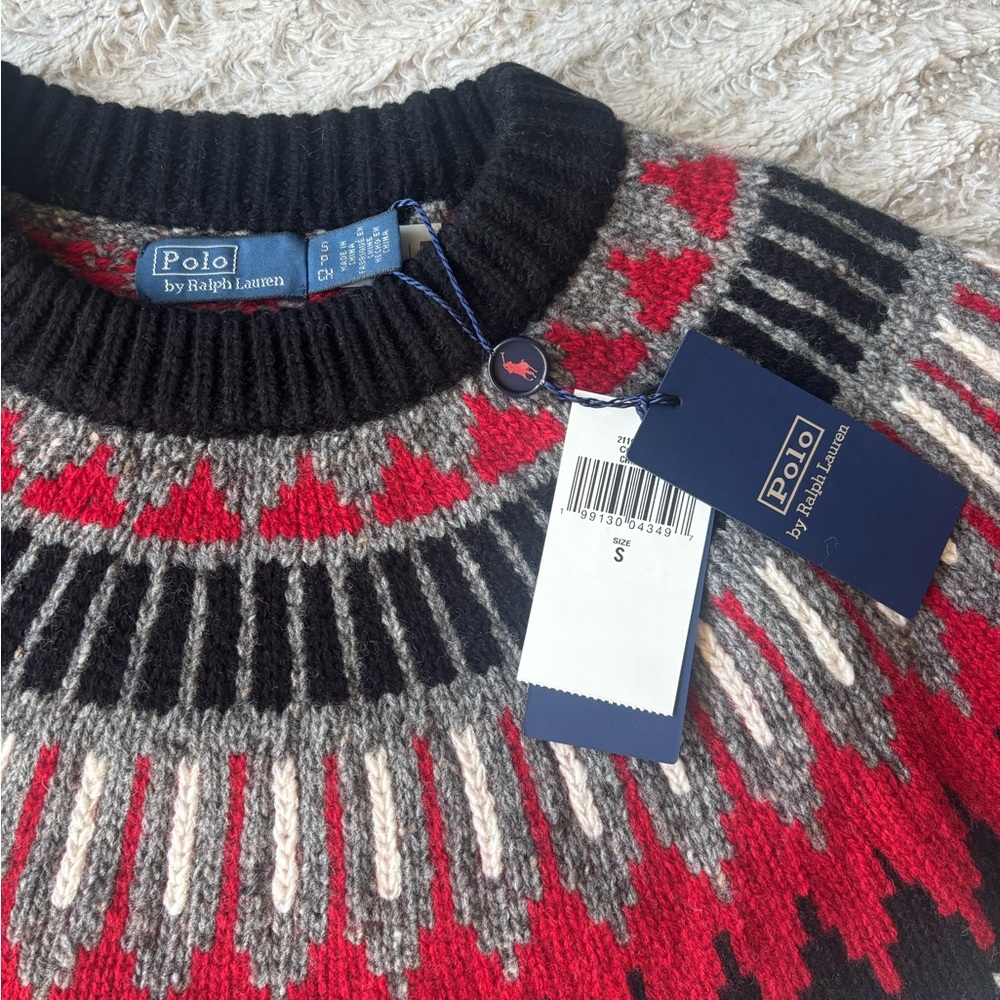 Polo Ralph Lauren Fair Isle Wool-Cashmere Sweater - Picture 2 of 3